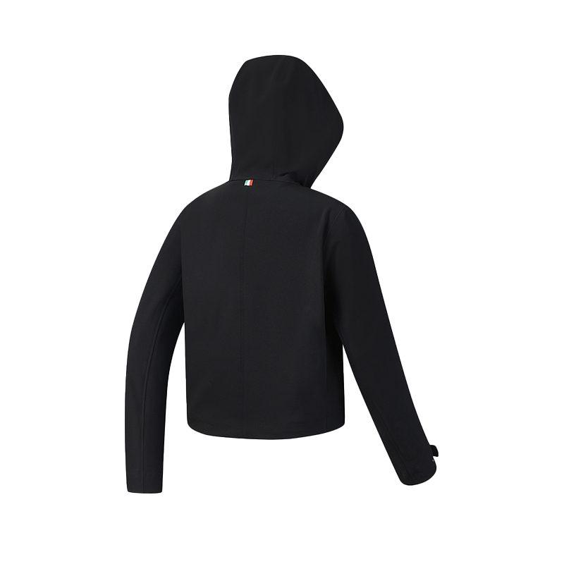 Fila EXPLORE Jackets Women's Pitch Black BK Hooded Fleece Lined Other A11W617723F-BK