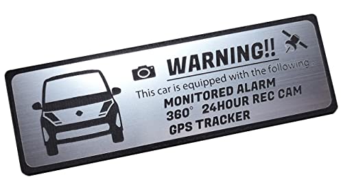 Honami Works New C28 Serena Normal Standard X XV SERENA Security Emblem 24-hour Surveillance Dash Cam GPS Tracker Sticker