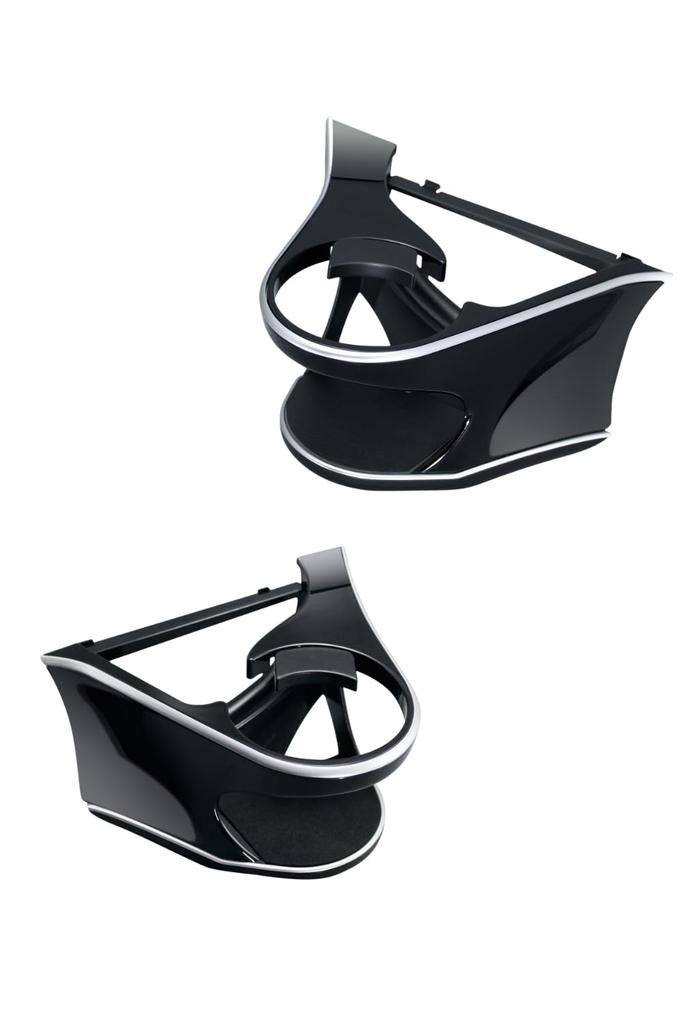 Tsuchiya Yac SY-HR1 SY-HR7 60 Series Harrier Dedicated Air Conditioner Drink Holder for Driver's Passenger Seat Set, Black