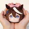 Cute Anime Horse Girl Plush Doll Keychain High Value Character Pendant Soft Stuffed Toy Bag Charm Accessory For Fans