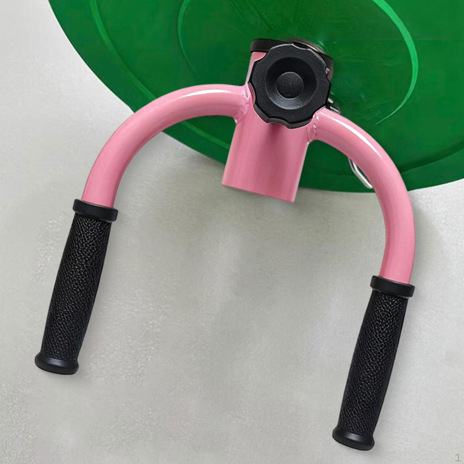 

Attachment Hand Grip Home Gym Equipment Sturdy Handle for Barbell Strength Training Bar розовый