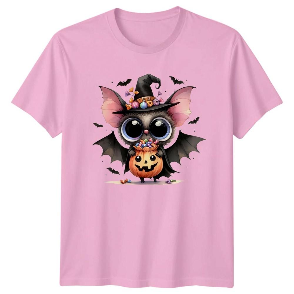 Cute Bat Halloween Trick Or Treat Holidays Unisexs TShirt Unisexs Tee Graphic Top