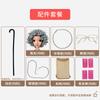 Carnival children's clothing floral skirt 100 days of school grandma suit funny dress cos old woman clothing