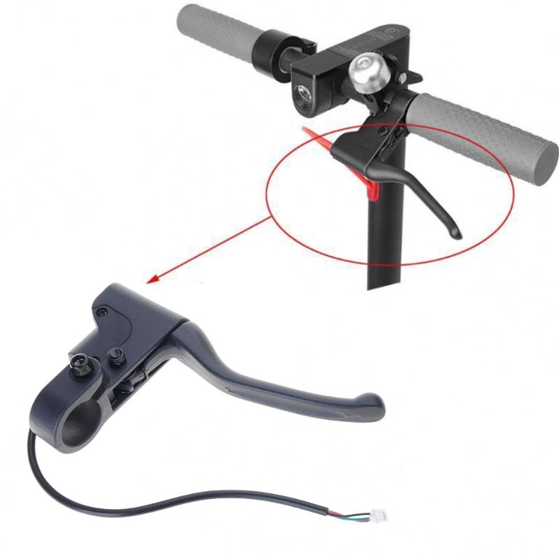 Aluminum Alloy Left Brake Lever Handbrake Replacement Aluminum Alloy Electric Scooter Brake Handle Easy Installation