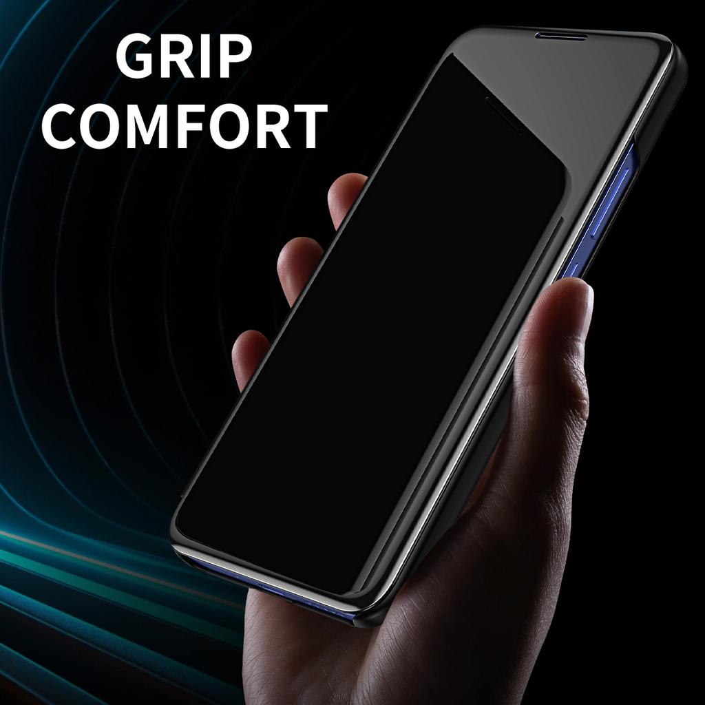 For Xiaomi Poco X7 Pro 5G/Redmi Turbo 4 5G Case View Window Stand Leather Flip Phone Cover