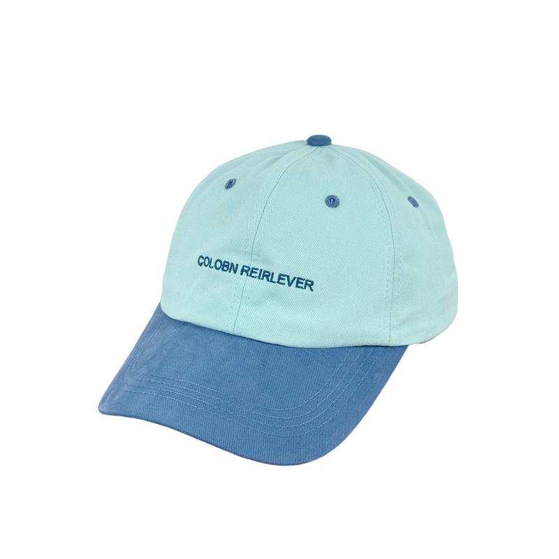 Nowa czapka baseballowa z miękkim topem i haftowanymi literami dla kobiet, podróżna, wszechstronna, dla par, taka sama czapka baseballowa dla mężczyzn