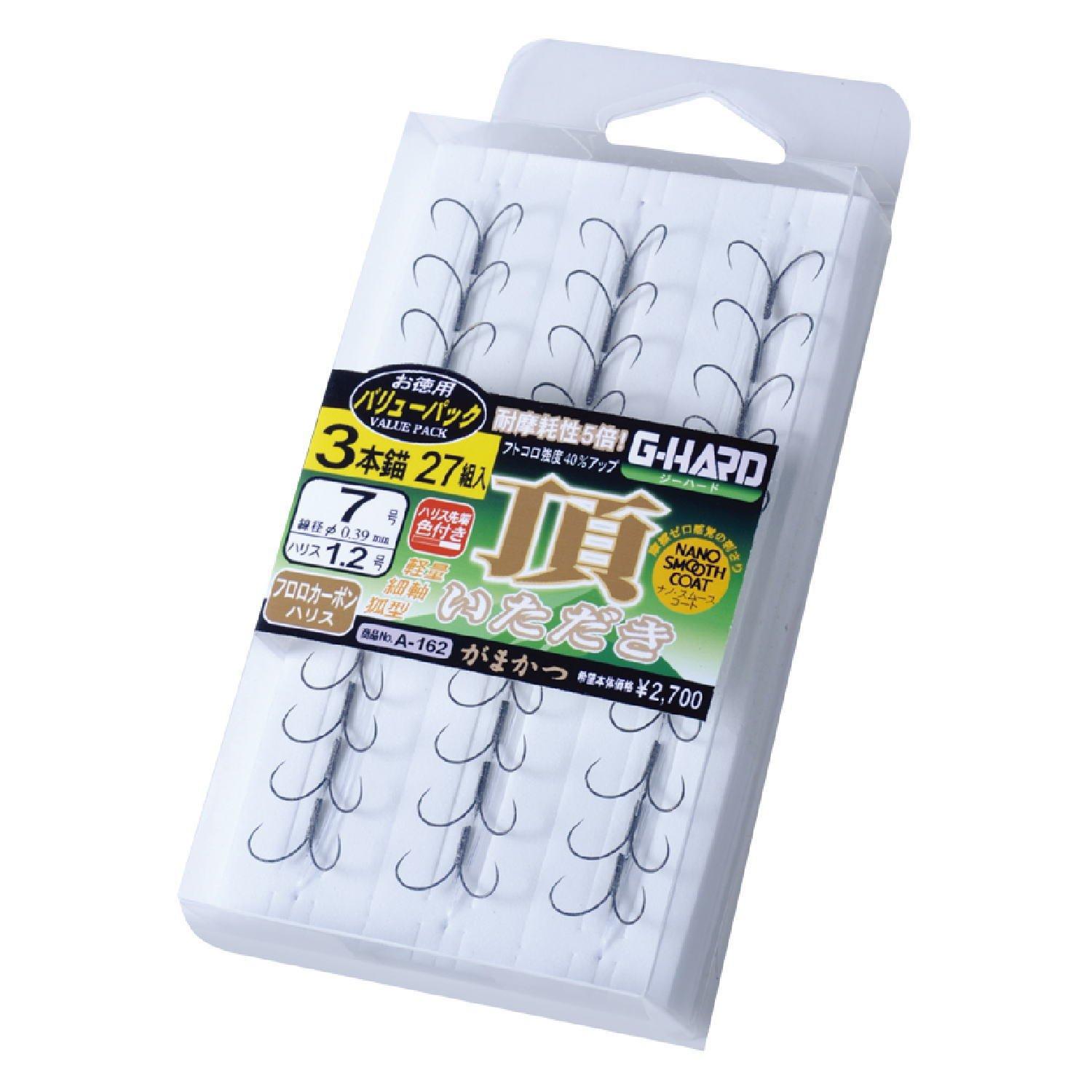 

Gamakatsu Тройной крючок Эконом-упаковка Itadaki Anchor Размер 7 60058 G-Hard (Саммит) Трехзубый крючок, / Поводок 1.2 (27 пар)