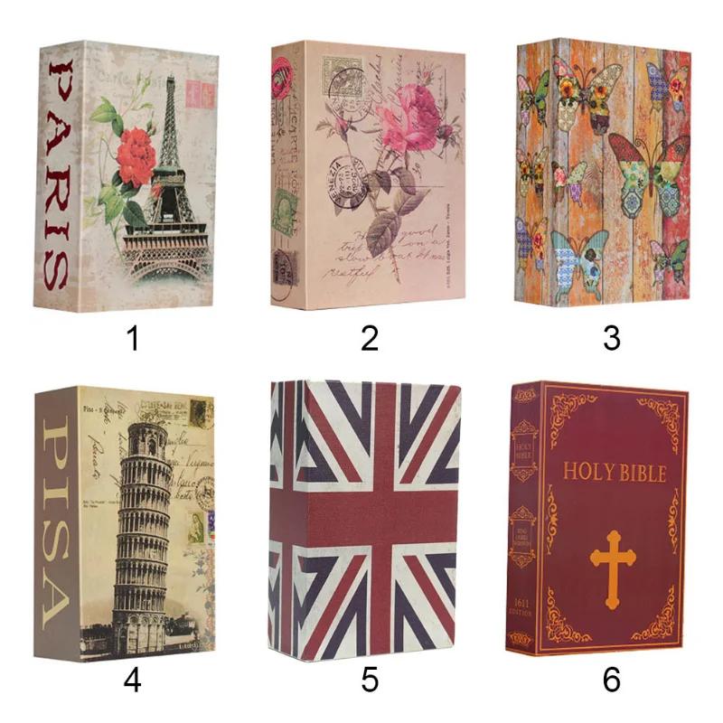 Safe Box Wertsachen Sicherheit Wörterbuch Buch mit Schloss Sicherheit Schlüsselschloss Geheimbuch Code Geld Simulation Buch Bargeld Sicherheit Design