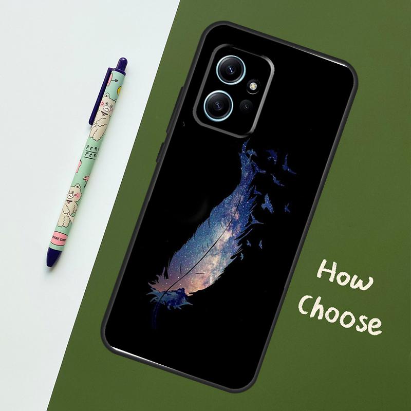 Feather Case For Xiaomi Redmi Note 14 Pro 13 9 10 11 12 12S Cover For Redmi 15C 15 13C 12C 14C 10C