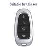 New Silicone Key Fob Cover Case Protect Skin Hood For Hyundai Tucson Solaris Sonata Hybrid Nexo Nx4 Santafe Dn8