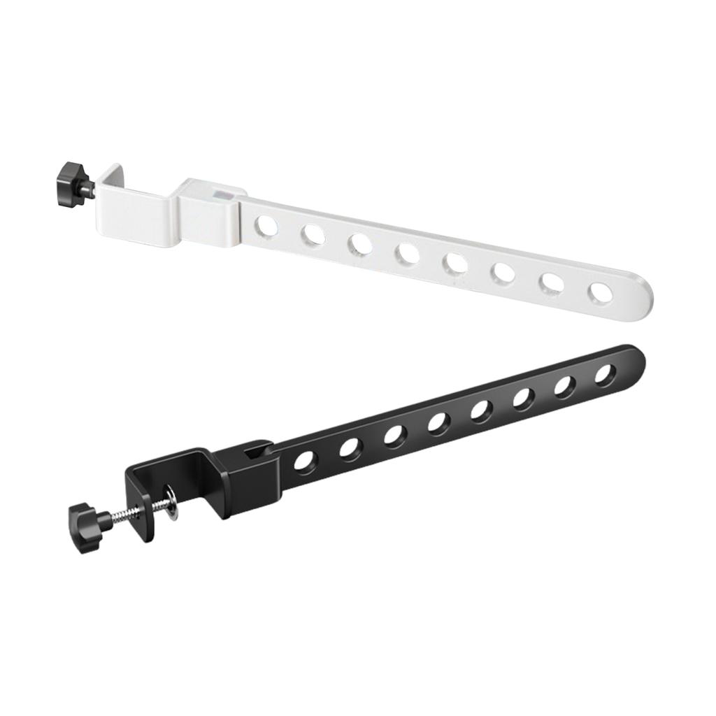 Umeraș pliabil pentru haine, cu clemă reglabilă, montare pe fereastră, rotativ, rezistent, pentru balcon, pentru uscare a hainelor, organizator