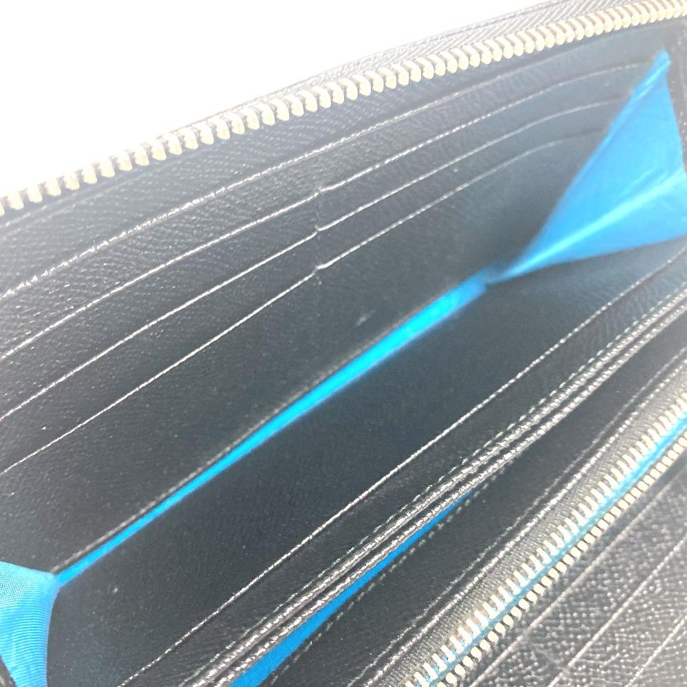 BVLGARI Bulgari Bulgari Zip Around Long Wallet Leather Black