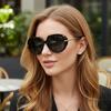Chic Oversized Sunglasses with UV Protection – Trendy High-End Street Style