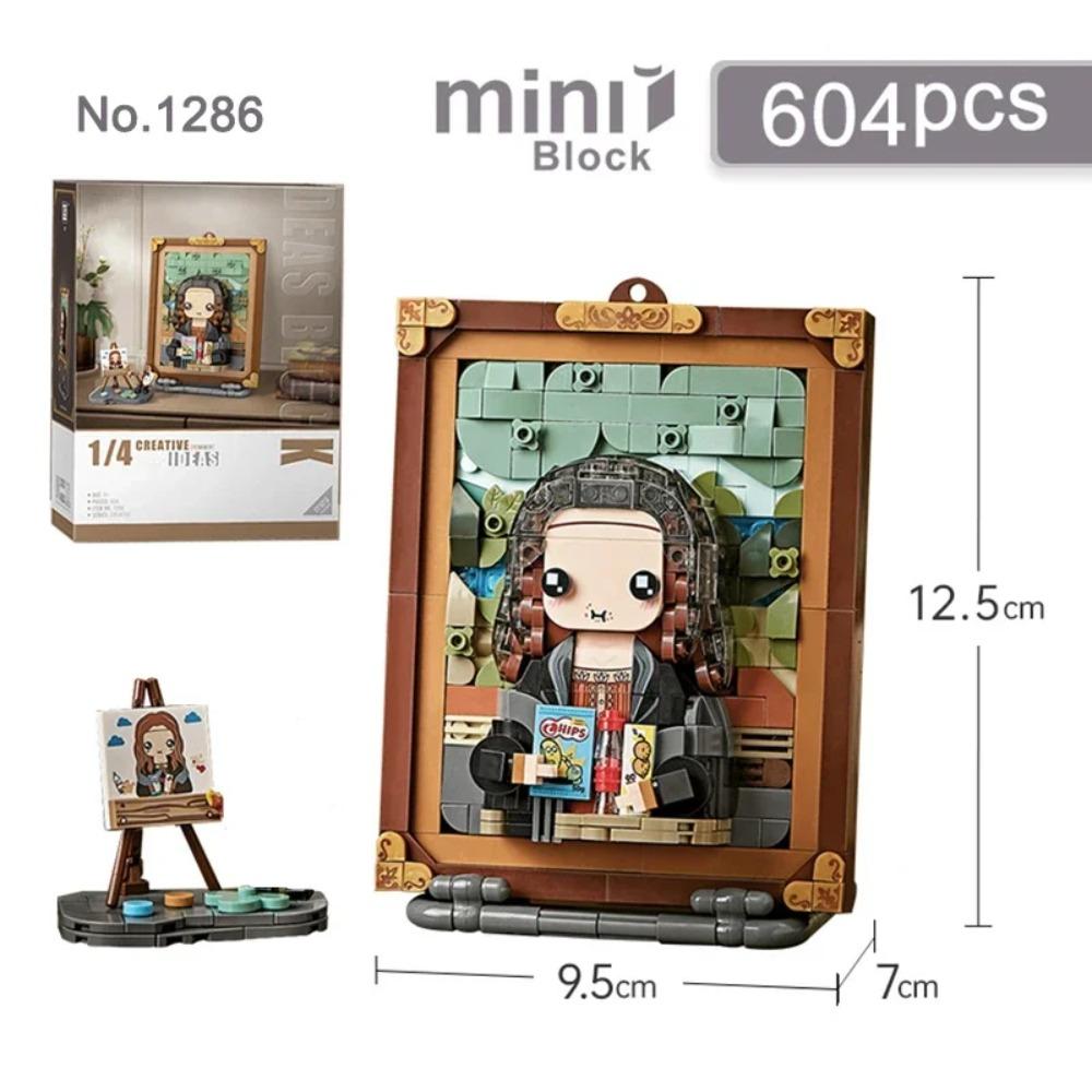 World Famous Oil Painting Building Block Set DIY Creative Assembly Hanging Painting Ornaments Toys Gifts for Adults and Children