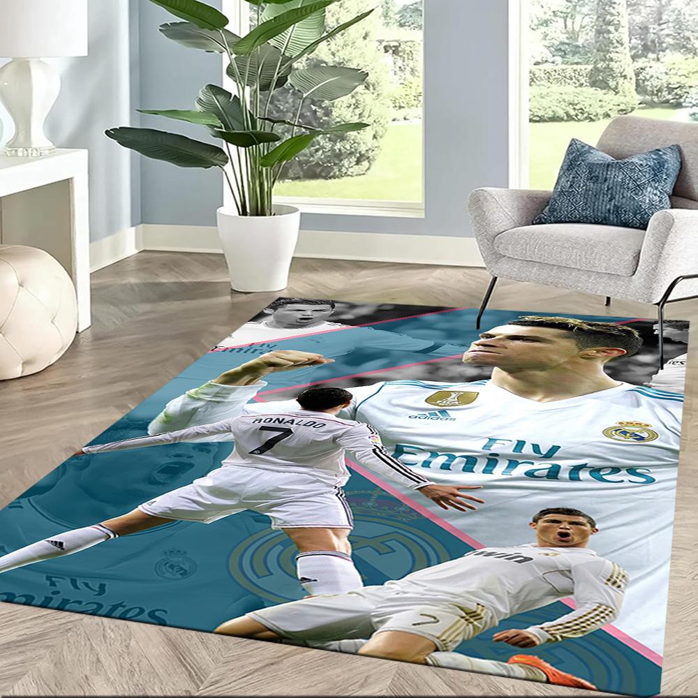 Cristiano Ronaldo 27 Floor Rug Office Rug Perfect for Dormitory Study Room Entryway Outdoor Anti-slip Rug Anime Office Decor