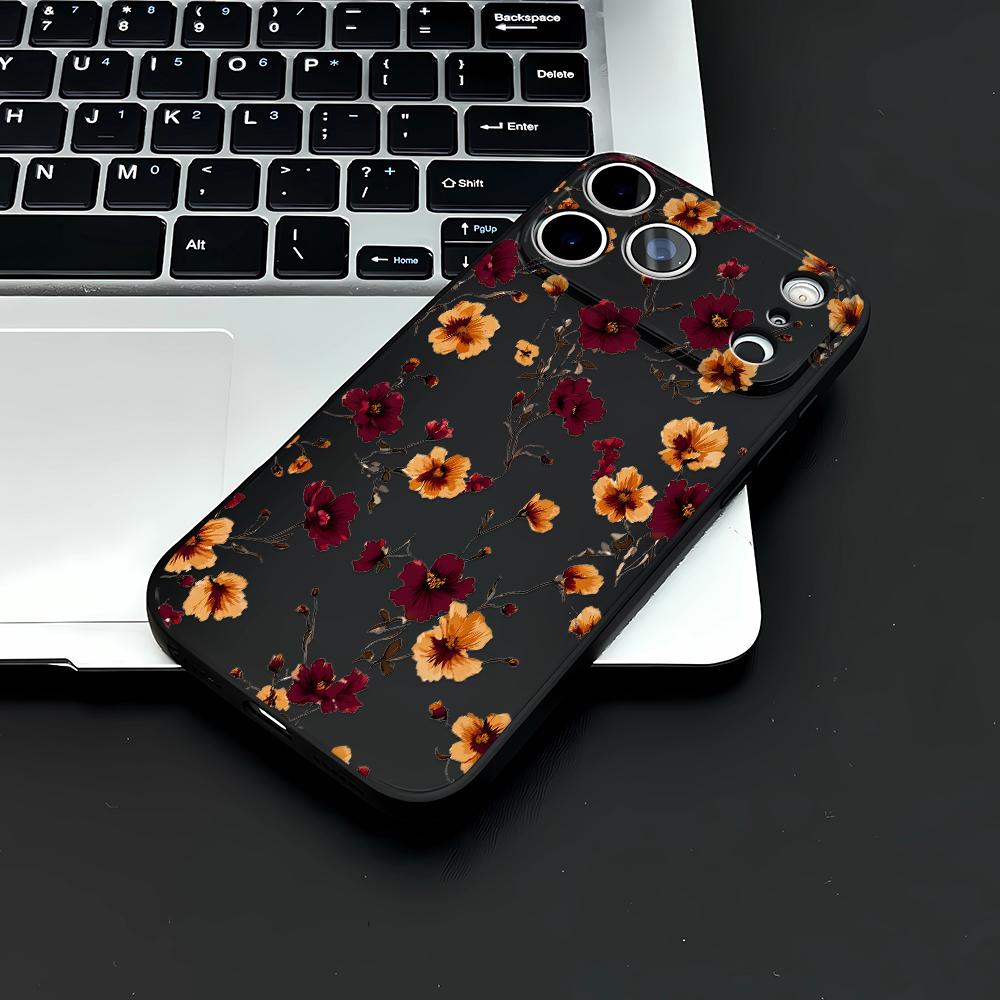 

Small Floral Pattern IPhone 17 16 13 15 11 12 14 17 Pro Max Air 7 8 Shockproof Transparent Cover Silicone Soft Funda iphone 11