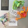 Realistic Magnetic Frog Toy Stress Relief Toys Jointed Jumping Frogs Model 3D Printed Magnet Frog