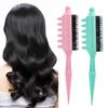 Curl Defining Brush Pointed Tail Reduces Frizz Anti-static Hair Comb Portable Men Women Hair Volumizing Detangling Bristles Brush