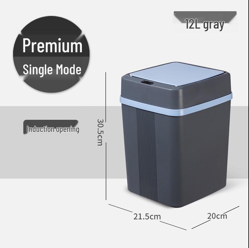 Automatic Smart Induction Trash Can for Home – Large Capacity for Living Room, Kitchen, Bathroom