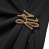 Karl Lagerfeld Pleated Waist Long Sleeveless Dress Women dresses Black M22L1387