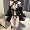 Miaozi Sexy Lace See-Through Bodysuit - Temptation & Teasing Nightwear for Women 2627