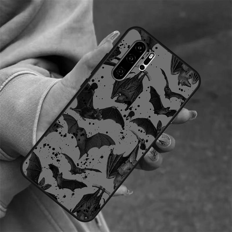 Goth Vampire Bat Gothic Fall Für Huawei Nova 10 SE 9 11 11i 8i 3i 5T Y60 Y70 Y90 Y61 y91 P20 P30 Pro P40 Lite Abdeckung
