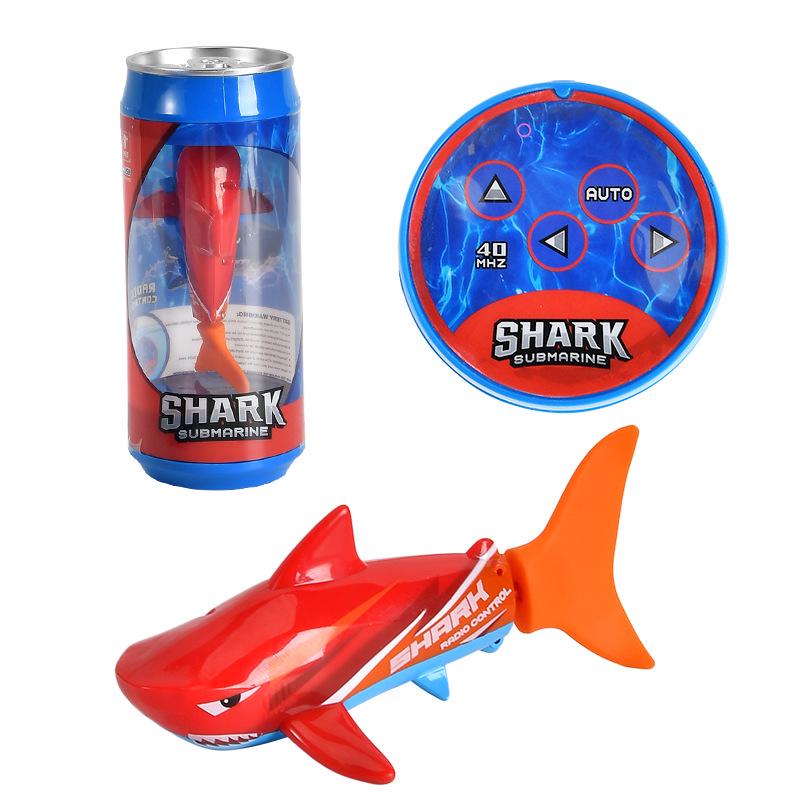 Magical Wei Orca 3310H Mini Remote Control Speedboat and Shark Sightseeing Submarine красный