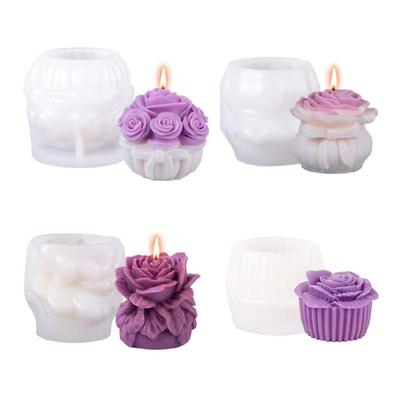 Flowers Candle Molds Casting Molds Silicone Mould Ornament Molds Plasters Molds Epoxy Resin Molds