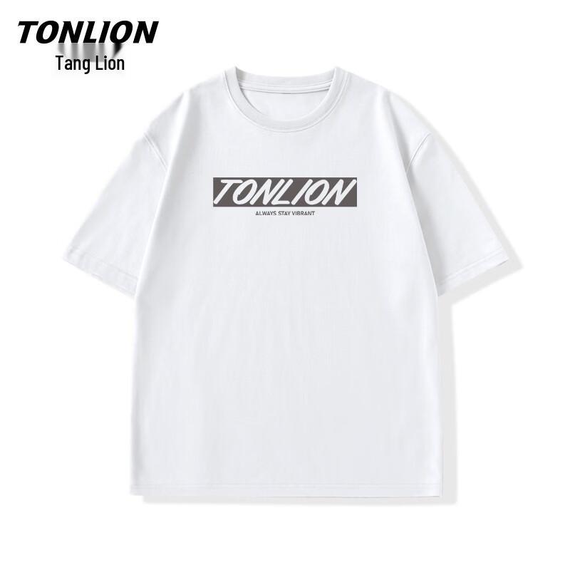 TonLion Unisex Cotton Round Neck T-Shirt