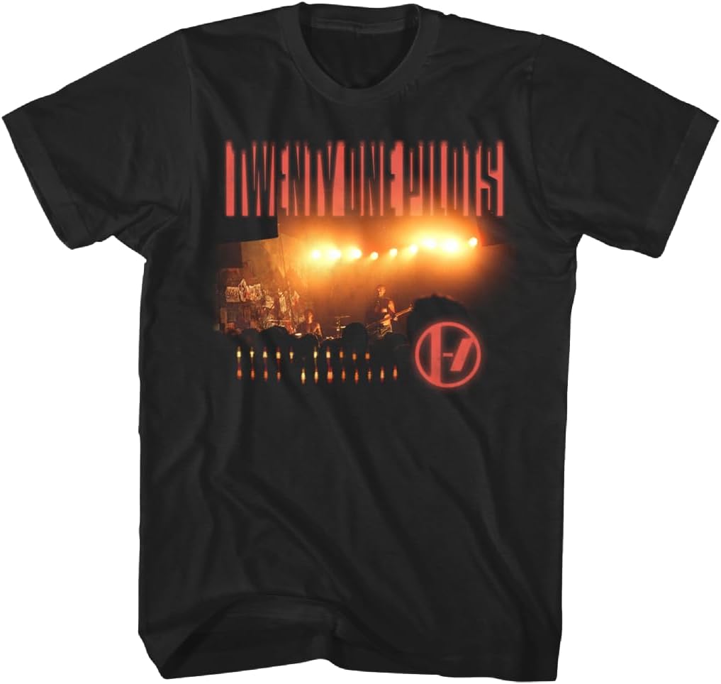 Twenty One Pilots Live Concert Band Logo T-shirt