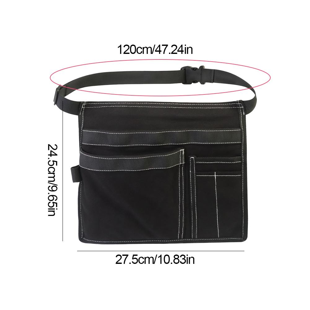 Hand Tools Storage Pouch with Belt Clip Electrician Tool Bag Adjustable Professional Electrician Pouch for Carpenters Builders