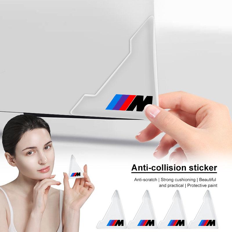 2Pcs Car Door Corner Protection Decals Stickers Car Styling For BMW E39 E46 E90 E36 E60 E34 E30 F30 X1 X3 X5 X6 71 E92 E93 E87