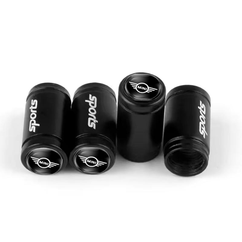 4Pcs Car Wheel Tire Valve Caps Air Stem Tyre Plug Accessories For Mini Cooper One S JCW F54 F55 F56 F57 F60 R55 R56 R57 R60 R61