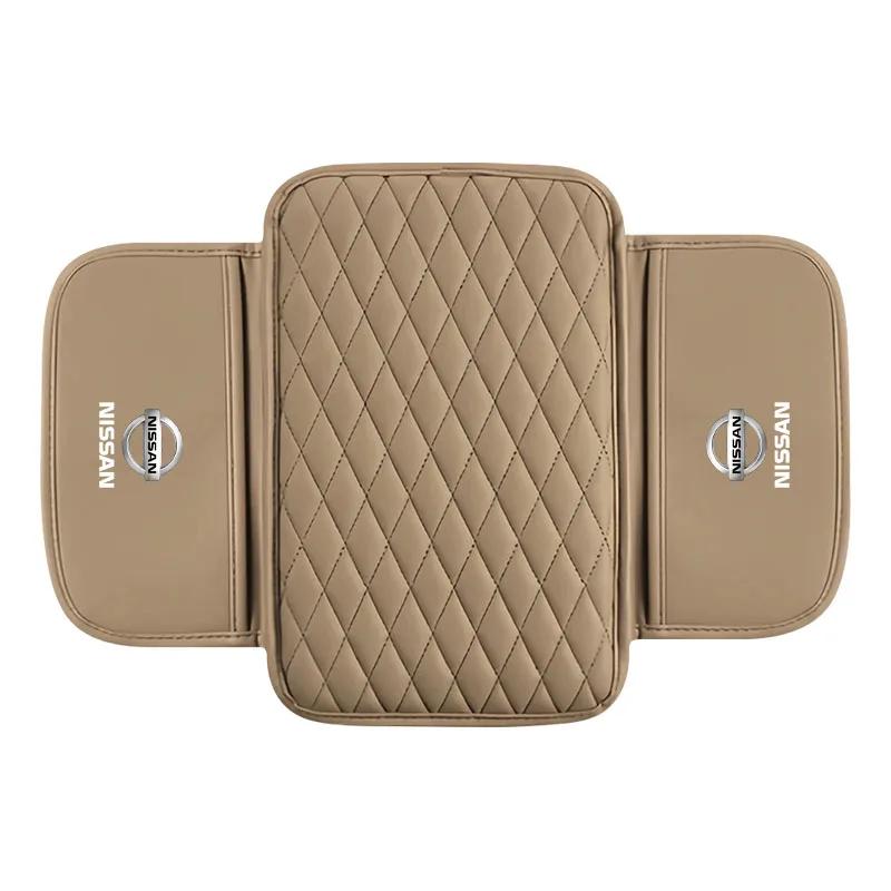 Car Storage Bag Center Armrest Protective Cushion Support For Nissan GTR Teana Skyline Kawasaki R32 R34 R35 J10 J11 Juke X C210 R30 GTS-R