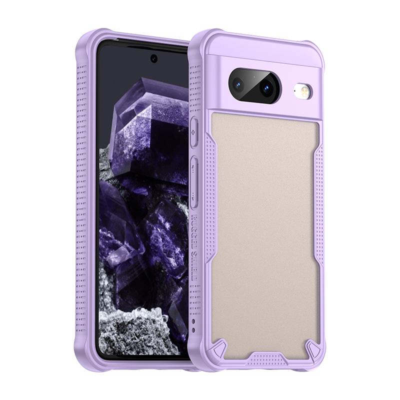 

For Google pixel 8 Pro case Shockproof Hybrid Rugged Protective Case For Google pixel 8 8A 8 Pro Cover For Google pixel 8A 8 Pro Google Pixel 8 Pro фиолетовый