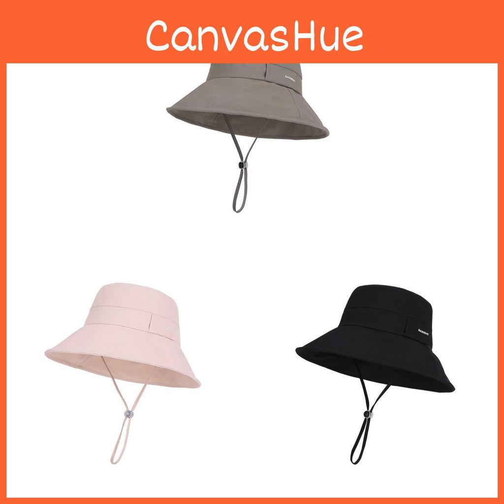 Summer Casual Widebrim Fisherman Hat With Adjustable Fit And Uv Sunshade For Girls And Women