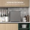 Mini Congelatore 35 L Scatola Congelatore Elettrica Autoportante 161W Mini Congelatore a Cofano 47 x 44,2 x 48,8 cm Grigio
