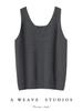 Women's Reversible 100% Cashmere Sleeveless Knit Pullover Vest