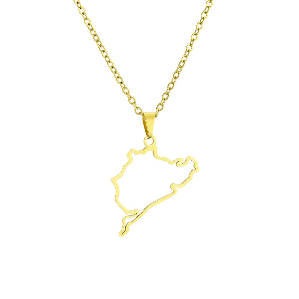 Accesorii Hot Selling Transfrontaliere Noutate Oțel Inoxidabil Stil Auto German Racing Rutier Colier cu Pandantiv Newborgreen Bijuterii