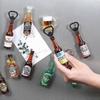 8 Stück Bierflaschenöffner Bier Kühlschrankmagnet Kreativer Flaschenöffner