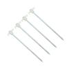 4pack Ice Fishing Shelter Anchors Wind Resistant Stakes Portables Tent Pegs for Secure Tent Attachments