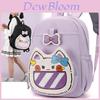 Adorable Cat Pattern Backpack For Kids Comfortable Breathable Design For School Use