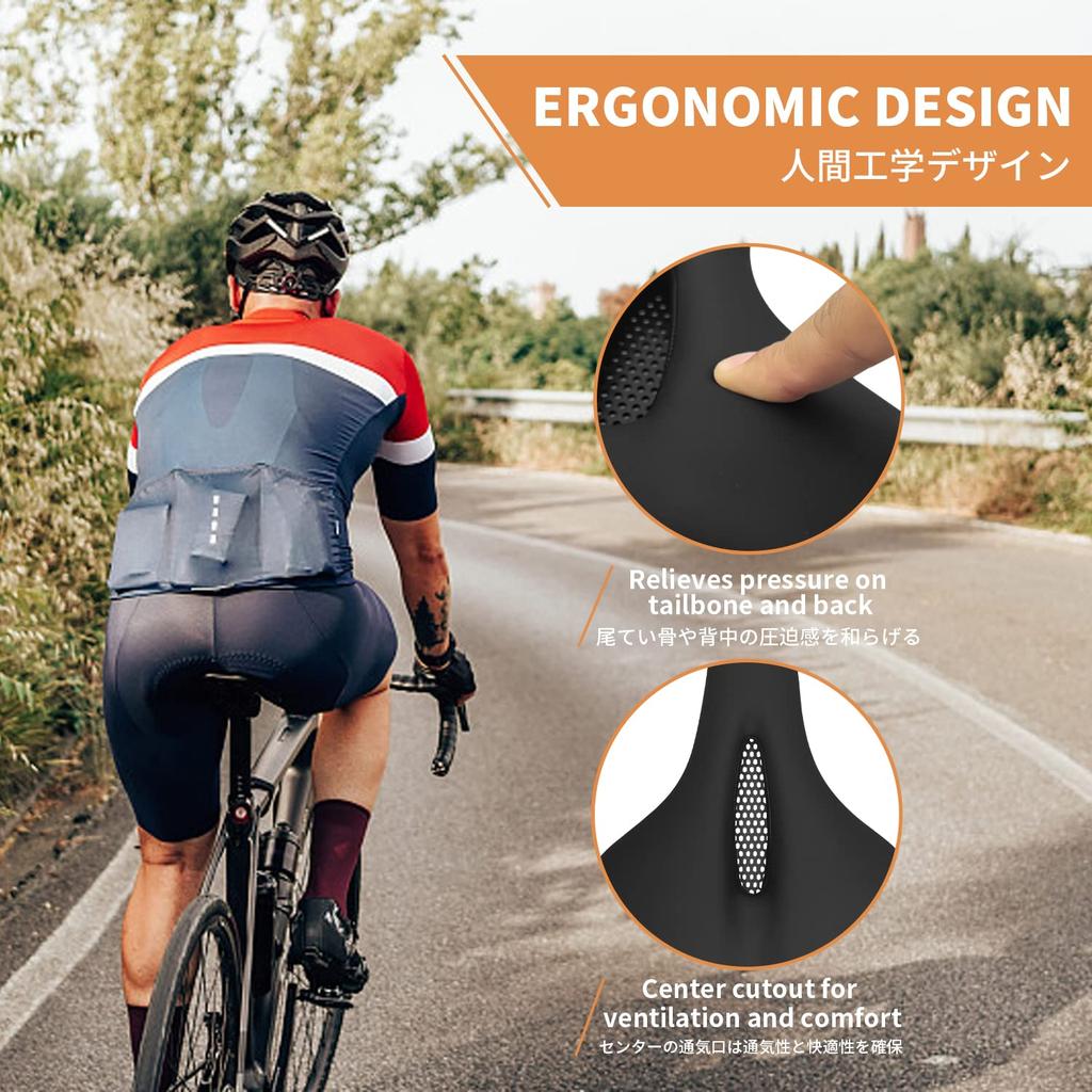 BOOSDEN Bicycle Saddle No pain in the Super High For assisted bicycles - buttocks, thick, Soft, Replacement, versatility, Unisex, Waterproof,