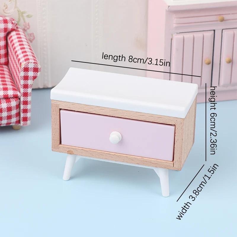 1/12 Dollhouse Baby Bedroom Furniture Accessories Slide/Trojan Horse/Table/ Dining Chair/Bed For Kids Pretend Play Toy