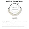 Exaggerated pearl multi-layer necklace, popular for photo shoots, catwalks and banquets