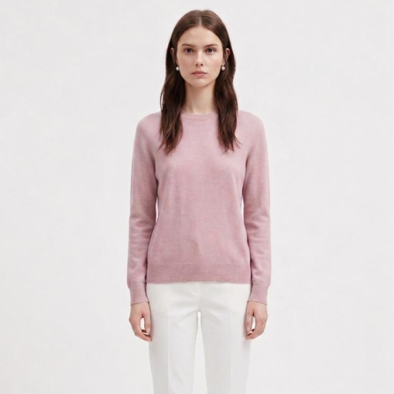Shop   Women S verSatile Whole Garment baSic Plain lS Knit Gray Bom Wkn260044