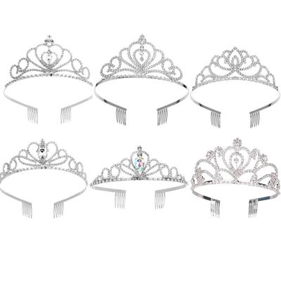 Bridal Party Alloy Diamond Hair Crown Headdress Goddess Performance Love Headband Headband Hair Accessories Prom Crown