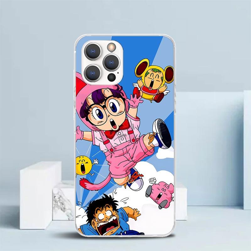 Arale Dr Slump Phone Case For IPhone 16 17 Air 16E 15 14 Plus 13 Mini 12 11 Pro Max 7 8 + SE 2020 Soft TPU Back Cover 16 17 Air