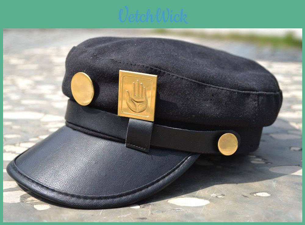 Anime Jojo's Bizarre Adventure Mütze Jotaro Kujou Joseph Armeemütze mit zeitlosem Charme