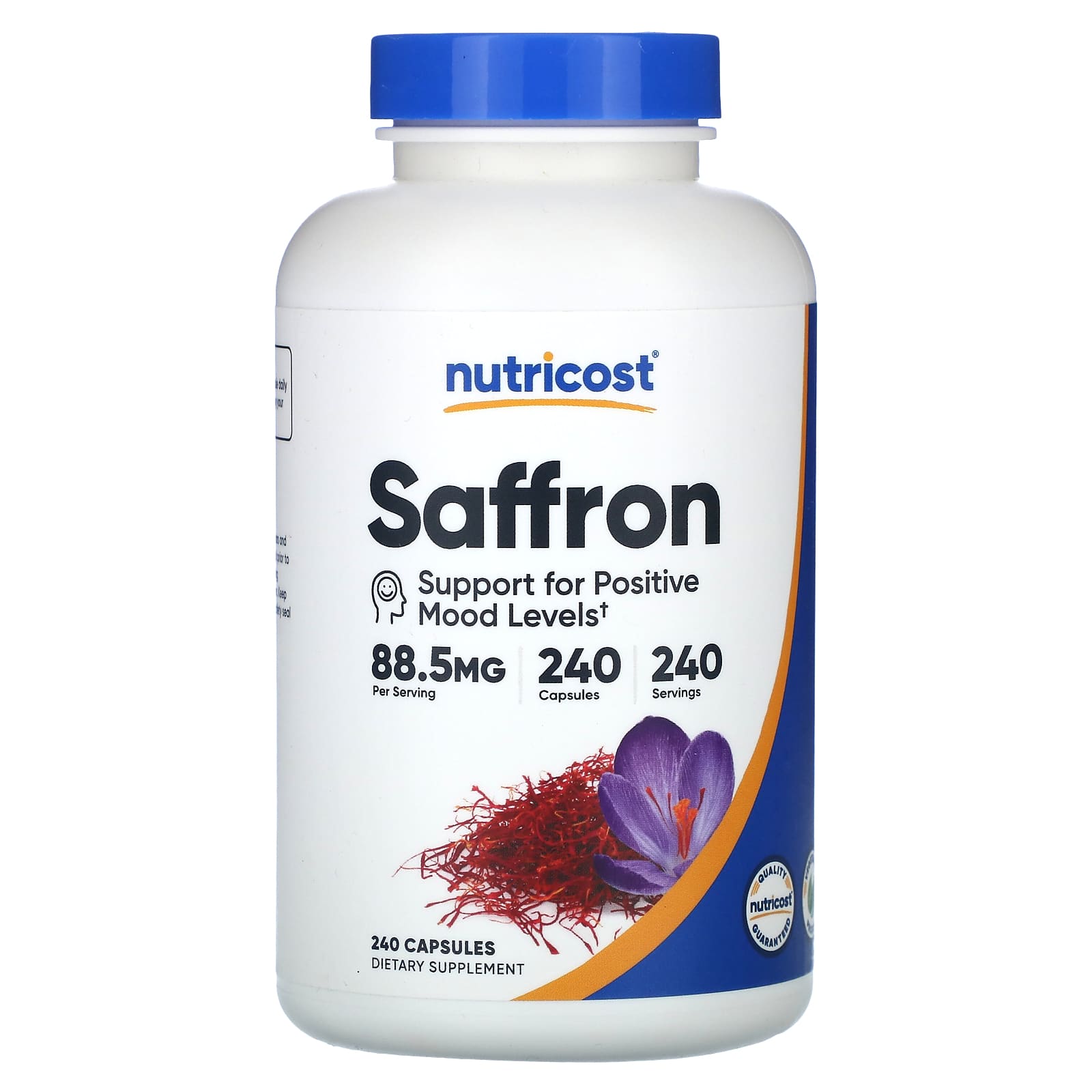 

Saffron, 88.5Mg, 240 Capsules